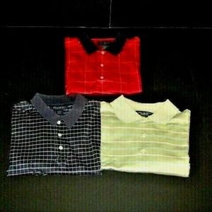 3 Brooks Brothers Mens Size L Short Sleeve Shirts